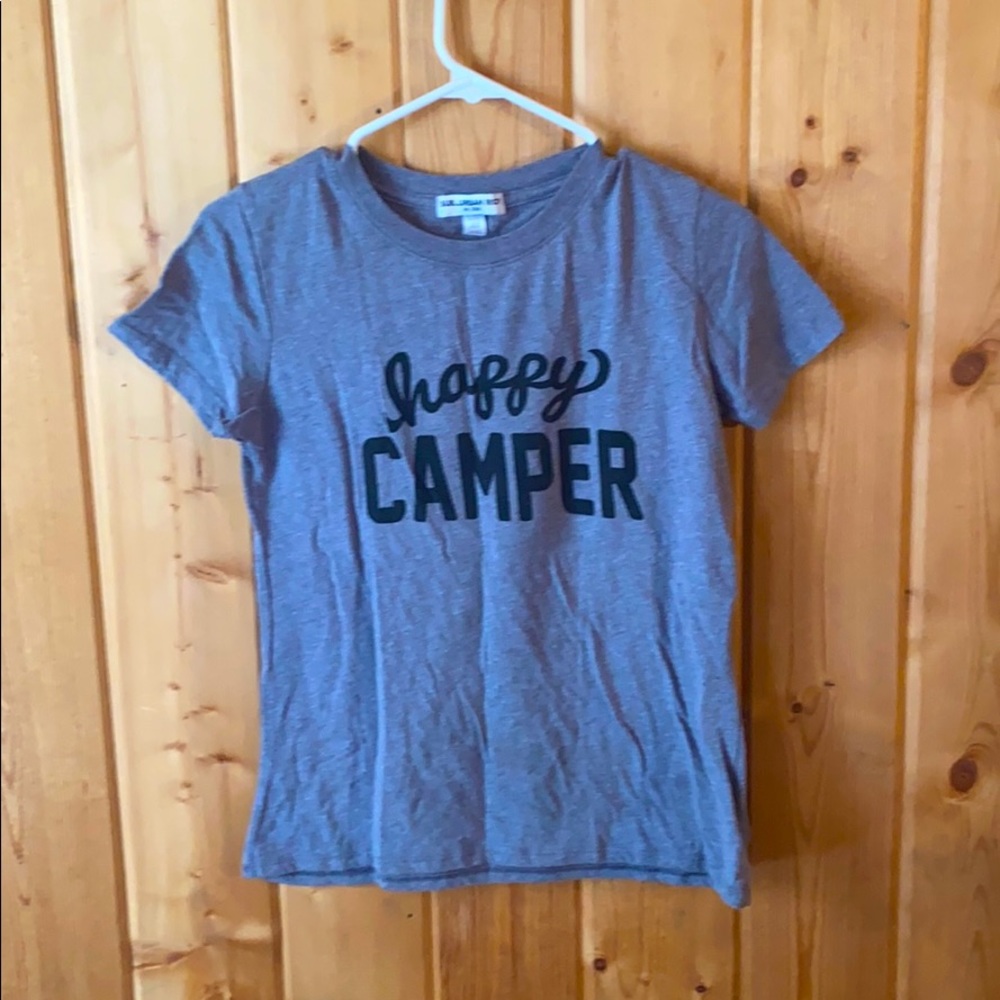 Sun Urban Riot “Happy Camper” Tee NWOT